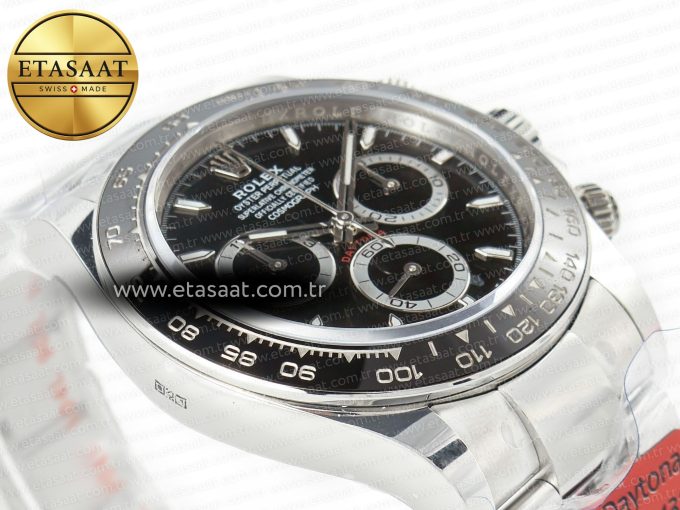 2023 Daytona 126500 AR+F 1:1 Best Edition 904L SS Case and Bracelet Black Dial SA4131 - Görsel 7