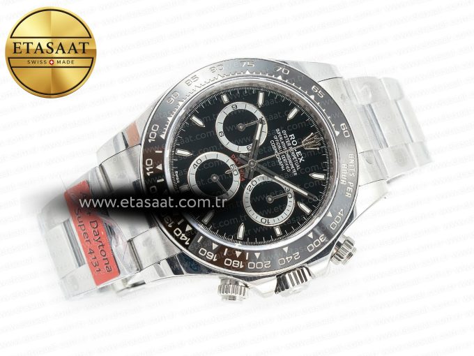 2023 Daytona 126500 AR+F 1:1 Best Edition 904L SS Case and Bracelet Black Dial SA4131 - Görsel 8