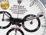 2023 Daytona 126500 AR+F 1:1 Best Edition 904L SS Case and Bracelet White Dial SA4131 - Görsel 10