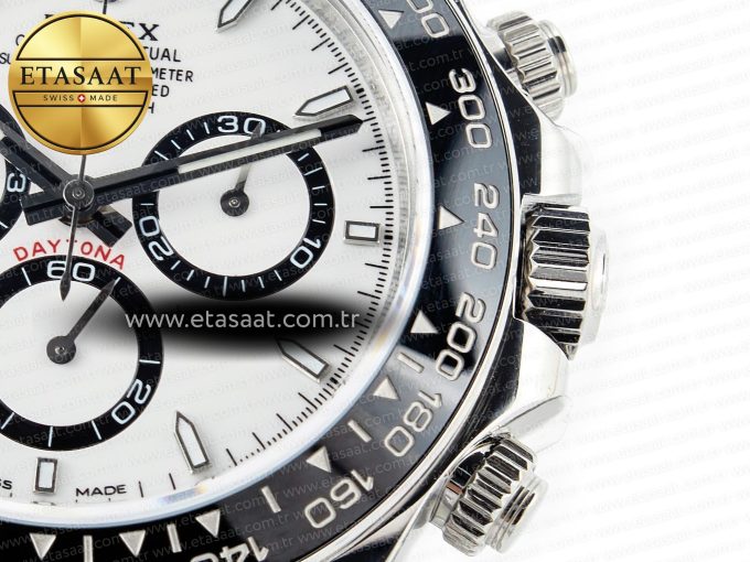 2023 Daytona 126500 AR+F 1:1 Best Edition 904L SS Case and Bracelet White Dial SA4131 - Görsel 12