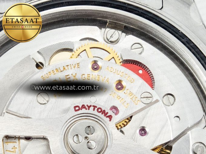 2023 Daytona 126500 AR+F 1:1 Best Edition 904L SS Case and Bracelet White Dial SA4131 - Görsel 24