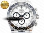 2023 Daytona 126500 AR+F 1:1 Best Edition 904L SS Case and Bracelet White Dial SA4131 - Görsel 4