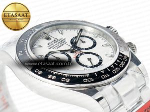2023 Daytona 126500 AR+F 1:1 Best Edition 904L SS Case and Bracelet White Dial SA4131 - Görsel 7