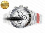 2023 Daytona 126500 AR+F 1:1 Best Edition 904L SS Case and Bracelet White Dial SA4131 - Görsel 9