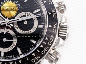 2023 Daytona 126500 ZF 1:1 Best Edition 904L SS Case and Bracelet Black Dial SH4130 - Görsel 11