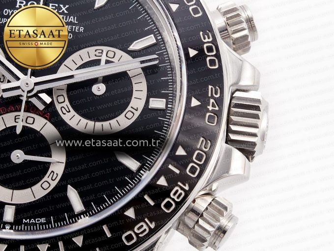 2023 Daytona 126500 ZF 1:1 Best Edition 904L SS Case and Bracelet Black Dial SH4130 - Görsel 11