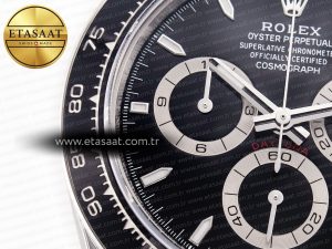 2023 Daytona 126500 ZF 1:1 Best Edition 904L SS Case and Bracelet Black Dial SH4130 - Görsel 13