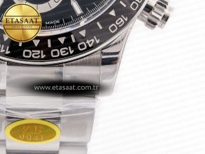 2023 Daytona 126500 ZF 1:1 Best Edition 904L SS Case and Bracelet Black Dial SH4130 - Görsel 14