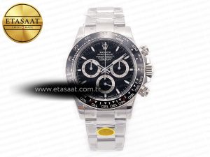 2023 Daytona 126500 ZF 1:1 Best Edition 904L SS Case and Bracelet Black Dial SH4130 - Görsel 3