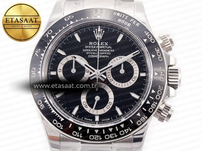 2023 Daytona 126500 ZF 1:1 Best Edition 904L SS Case and Bracelet Black Dial SH4130 - Görsel 4