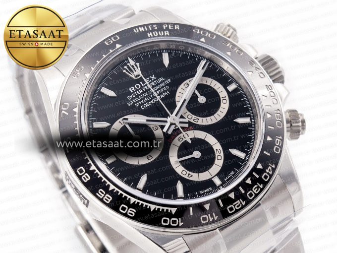 2023 Daytona 126500 ZF 1:1 Best Edition 904L SS Case and Bracelet Black Dial SH4130 - Görsel 5