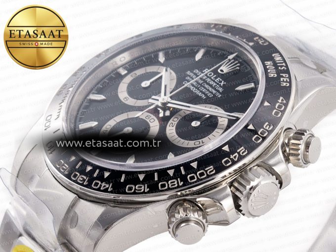 2023 Daytona 126500 ZF 1:1 Best Edition 904L SS Case and Bracelet Black Dial SH4130 - Görsel 6