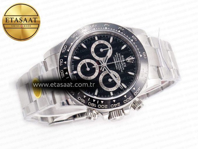 2023 Daytona 126500 ZF 1:1 Best Edition 904L SS Case and Bracelet Black Dial SH4130 - Görsel 8