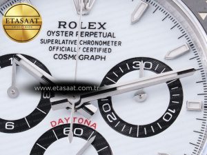 2023 Daytona 126500 ZF 1:1 Best Edition 904L SS Case and Bracelet White Dial SH4130 - Görsel 10