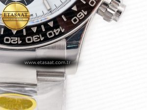 2023 Daytona 126500 ZF 1:1 Best Edition 904L SS Case and Bracelet White Dial SH4130 - Görsel 13