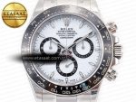 2023 Daytona 126500 ZF 1:1 Best Edition 904L SS Case and Bracelet White Dial SH4130 - Görsel 4