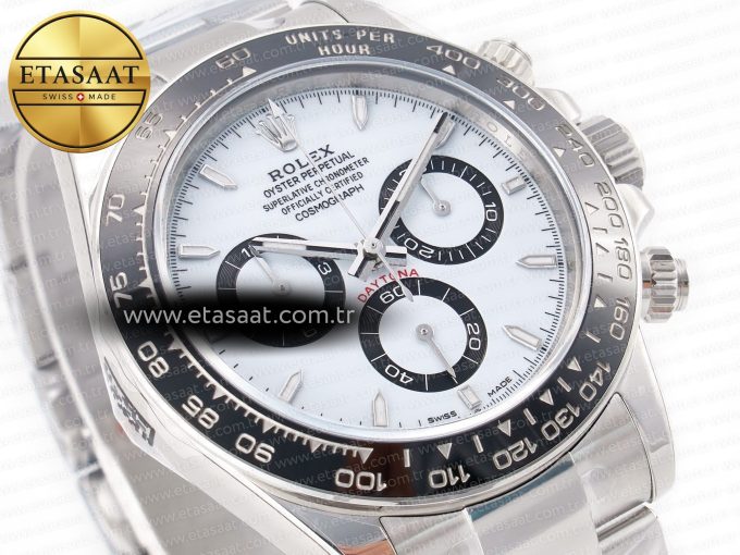 2023 Daytona 126500 ZF 1:1 Best Edition 904L SS Case and Bracelet White Dial SH4130 - Görsel 5