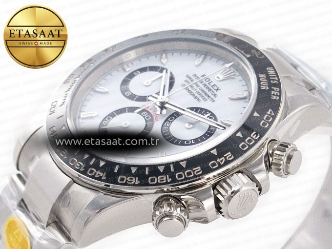 2023 Daytona 126500 ZF 1:1 Best Edition 904L SS Case and Bracelet White Dial SH4130 - Görsel 6