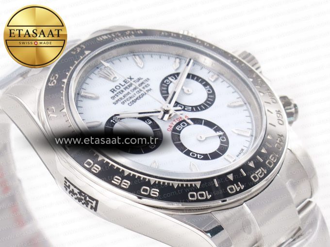 2023 Daytona 126500 ZF 1:1 Best Edition 904L SS Case and Bracelet White Dial SH4130 - Görsel 7
