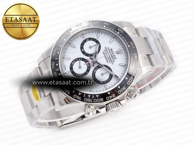 2023 Daytona 126500 ZF 1:1 Best Edition 904L SS Case and Bracelet White Dial SH4130 - Görsel 8