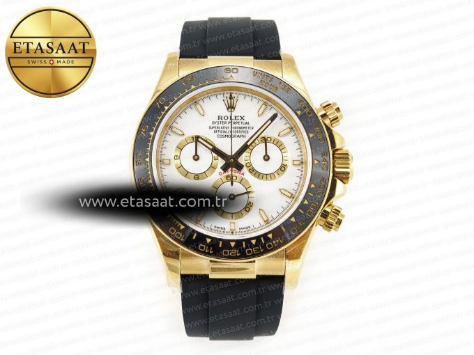 2023 Daytona 126518 Clean 1:1 Best Edition White Dial on Oysterflex Strap SA4130 - Görsel 3