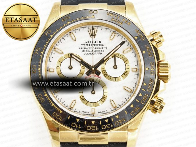 2023 Daytona 126518 Clean 1:1 Best Edition White Dial on Oysterflex Strap SA4130 - Görsel 4