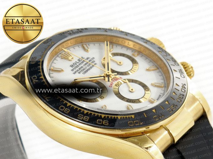 2023 Daytona 126518 Clean 1:1 Best Edition White Dial on Oysterflex Strap SA4130 - Görsel 8