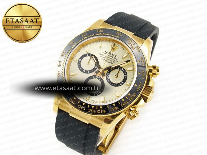 2023 Daytona 126518 Clean 1:1 Best Edition YG Dial on Oysterflex Strap SA4130 - Görsel 1