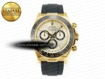 2023 Daytona 126518 Clean 1:1 Best Edition YG Dial on Oysterflex Strap SA4130 - Görsel 3