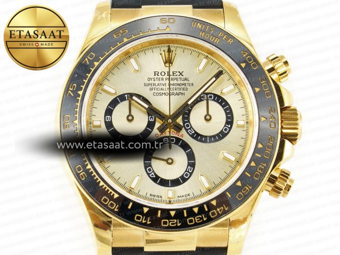 2023 Daytona 126518 Clean 1:1 Best Edition YG Dial on Oysterflex Strap SA4130 - Görsel 4