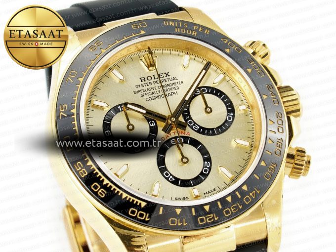 2023 Daytona 126518 Clean 1:1 Best Edition YG Dial on Oysterflex Strap SA4130 - Görsel 5