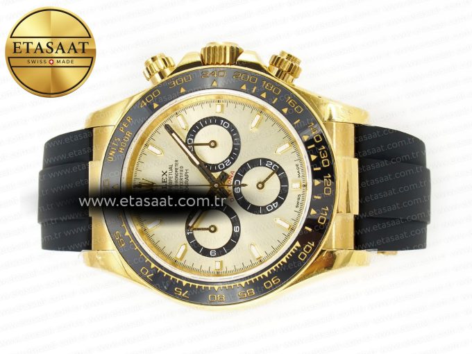 2023 Daytona 126518 Clean 1:1 Best Edition YG Dial on Oysterflex Strap SA4130 - Görsel 6