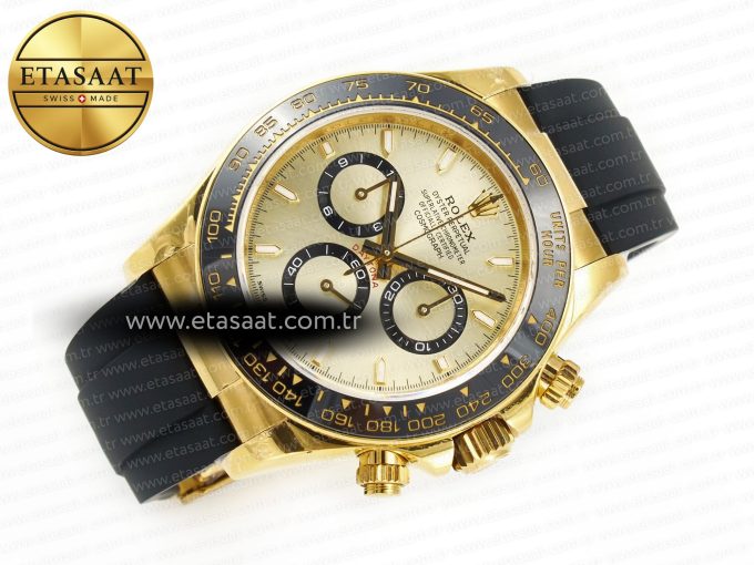 2023 Daytona 126518 Clean 1:1 Best Edition YG Dial on Oysterflex Strap SA4130 - Görsel 7