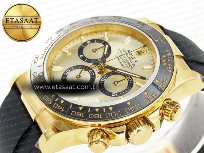 2023 Daytona 126518 Clean 1:1 Best Edition YG Dial on Oysterflex Strap SA4130 - Görsel 9