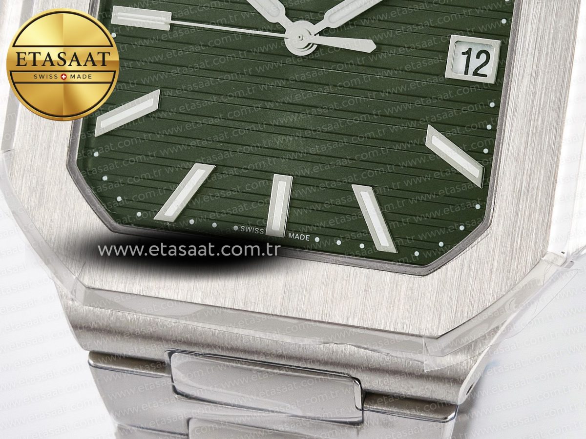 2025 Cubitus GRF Best Edition Green Dial on SS Bracelet MY9015 Mod to A330 Super Clone movement - Görsel 12
