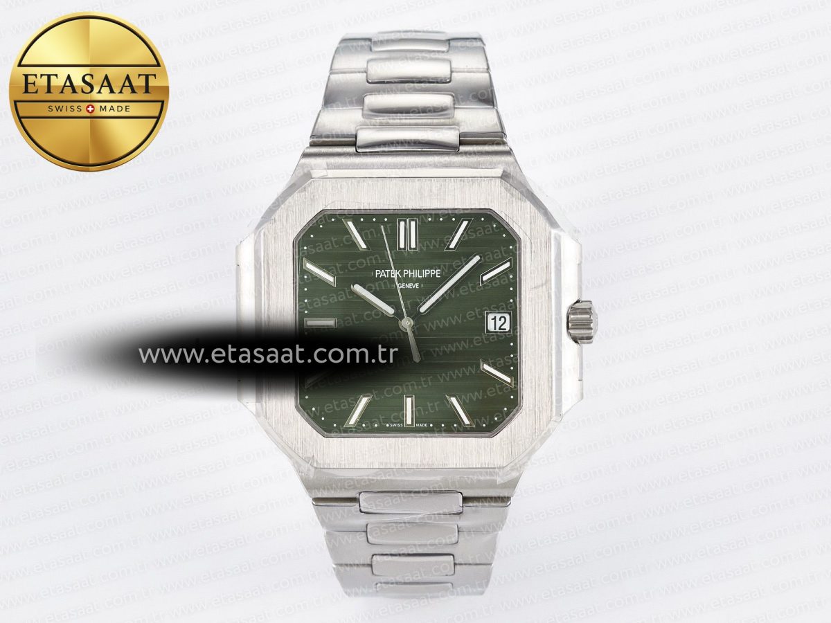 2025 Cubitus GRF Best Edition Green Dial on SS Bracelet MY9015 Mod to A330 Super Clone movement - Görsel 3