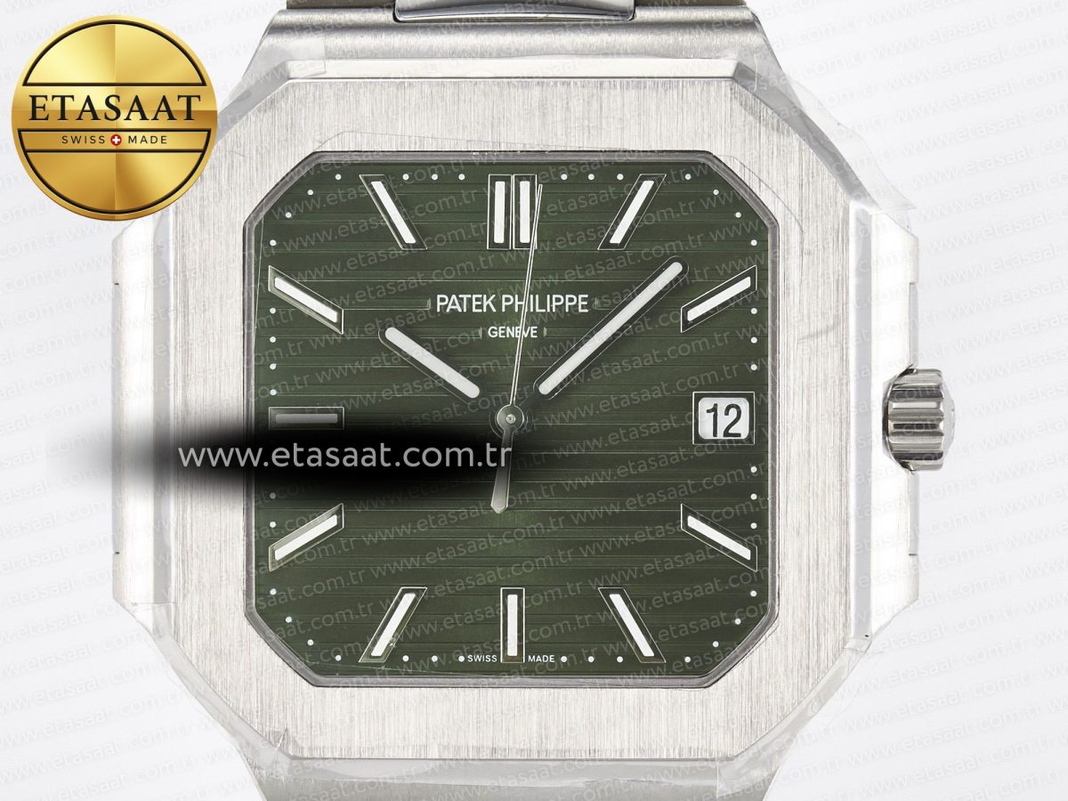 2025 Cubitus GRF Best Edition Green Dial on SS Bracelet MY9015 Mod to A330 Super Clone movement - Görsel 4
