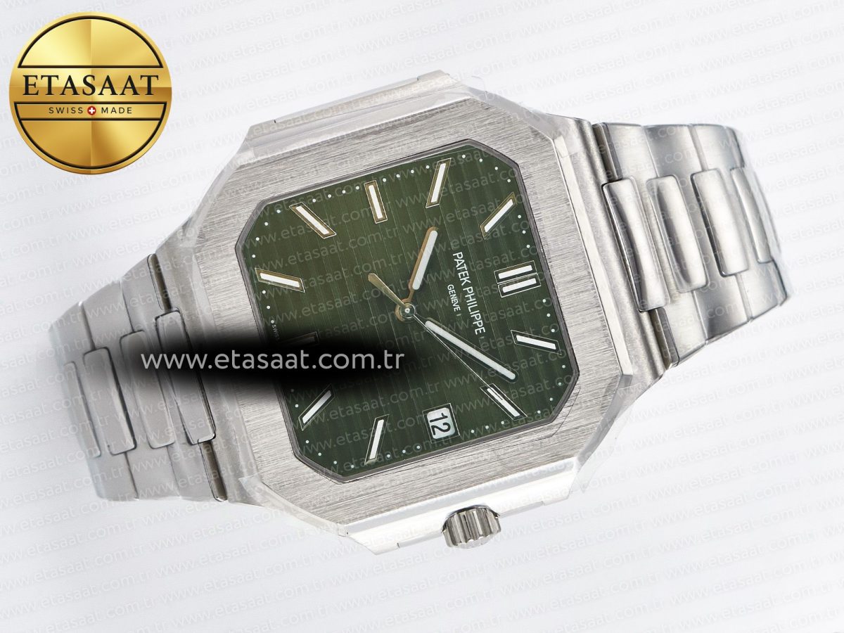 2025 Cubitus GRF Best Edition Green Dial on SS Bracelet MY9015 Mod to A330 Super Clone movement - Görsel 8