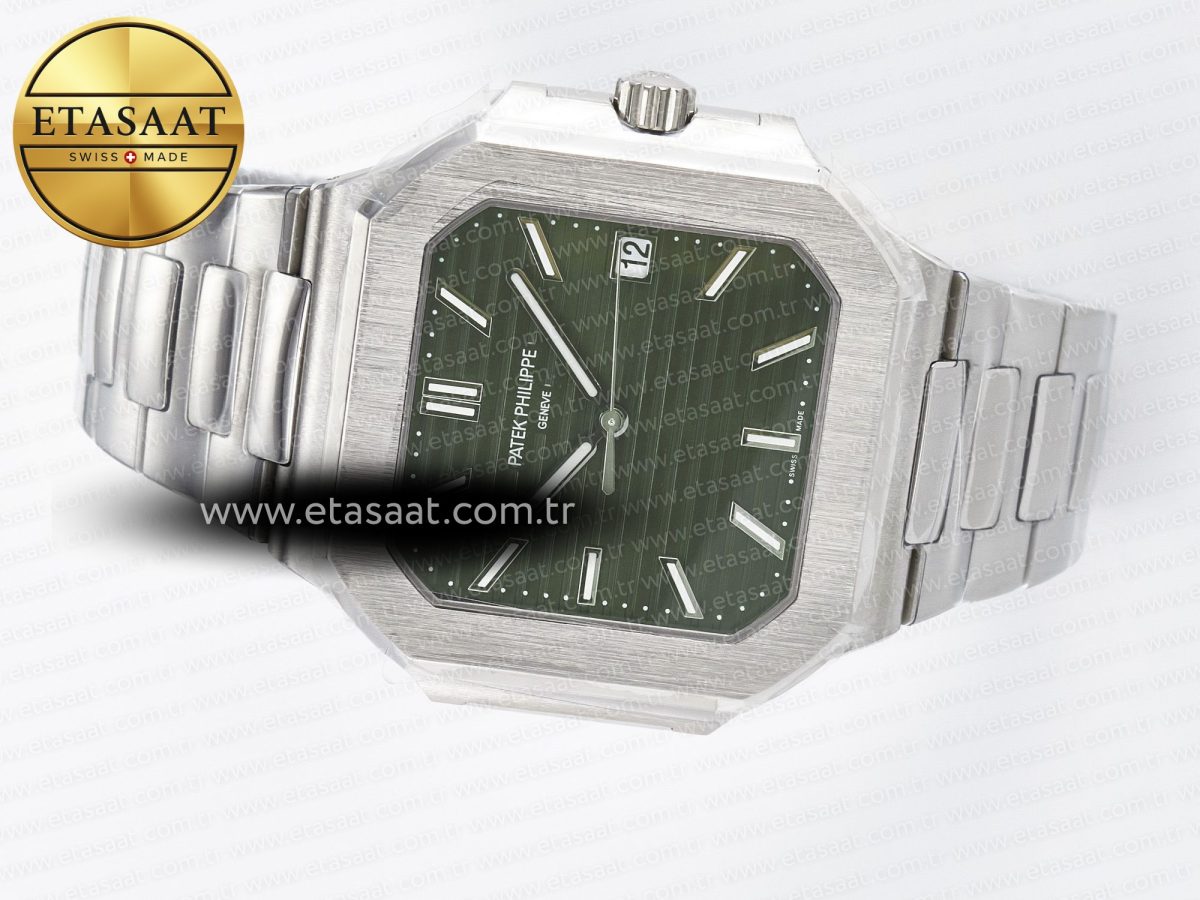 2025 Cubitus GRF Best Edition Green Dial on SS Bracelet MY9015 Mod to A330 Super Clone movement - Görsel 9