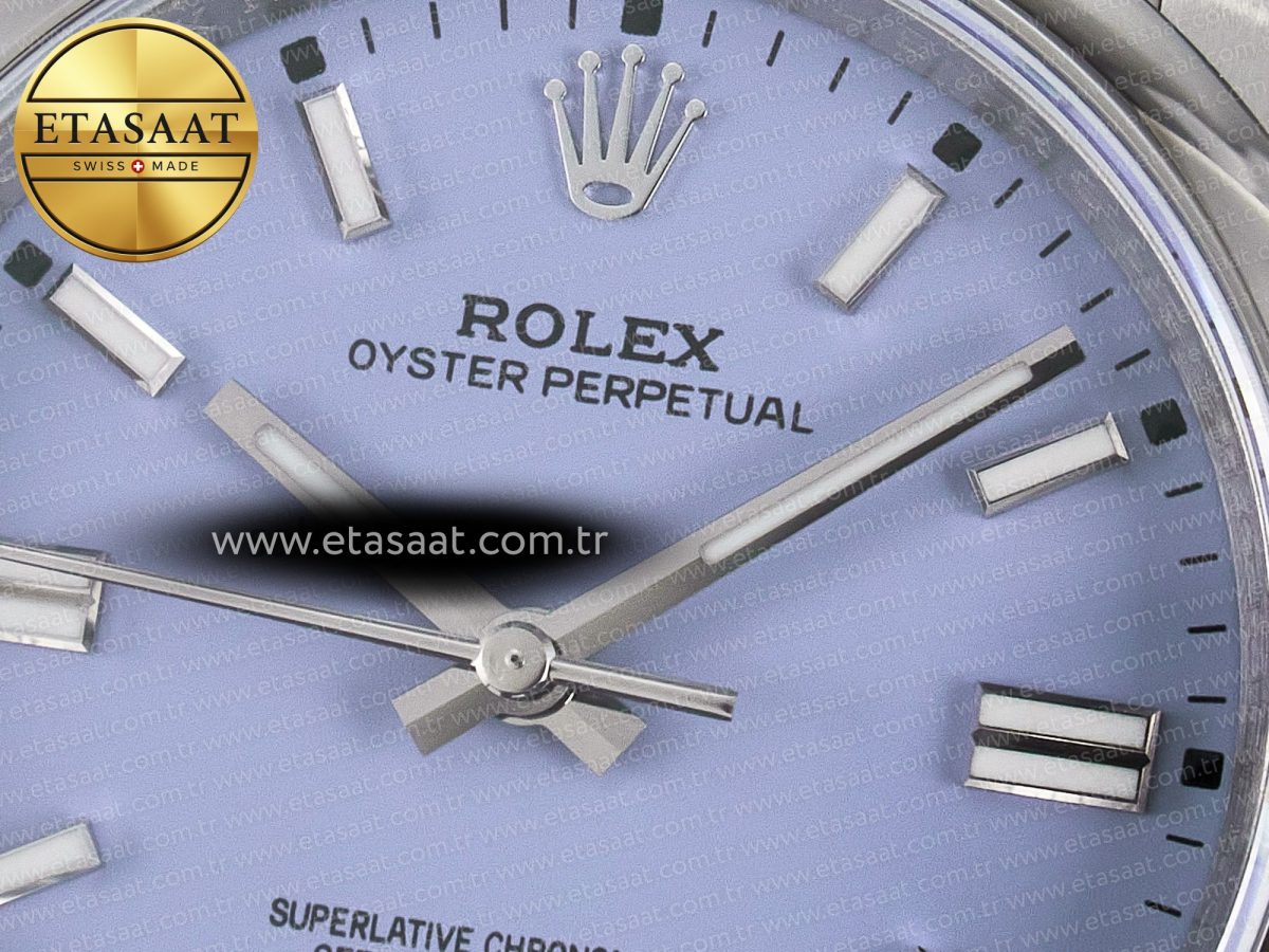 2025 Oyster Perpetual 126000 36mm KRF 1:1 Best Edition 904L Steel Purple Dial VR3230 - Görsel 10