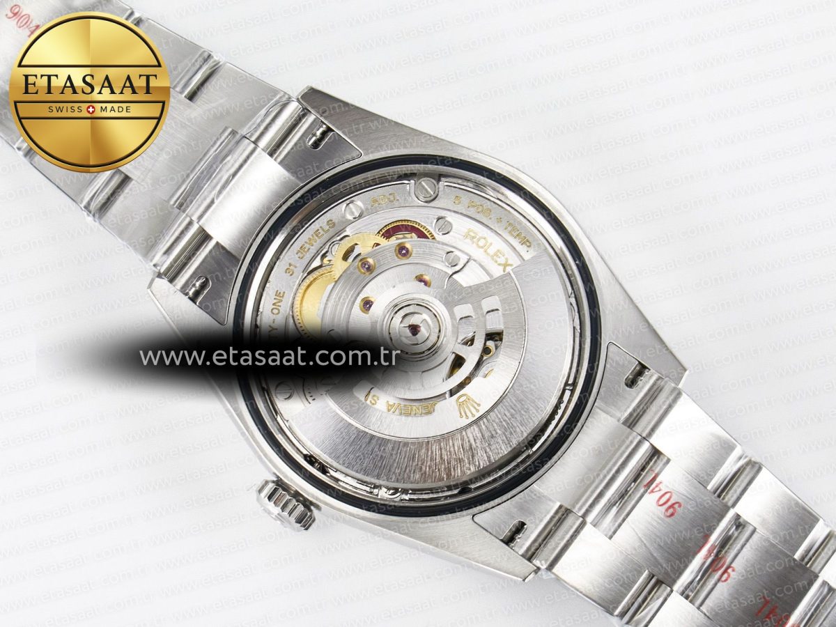 2025 Oyster Perpetual 126000 36mm KRF 1:1 Best Edition 904L Steel Purple Dial VR3230 - Görsel 18