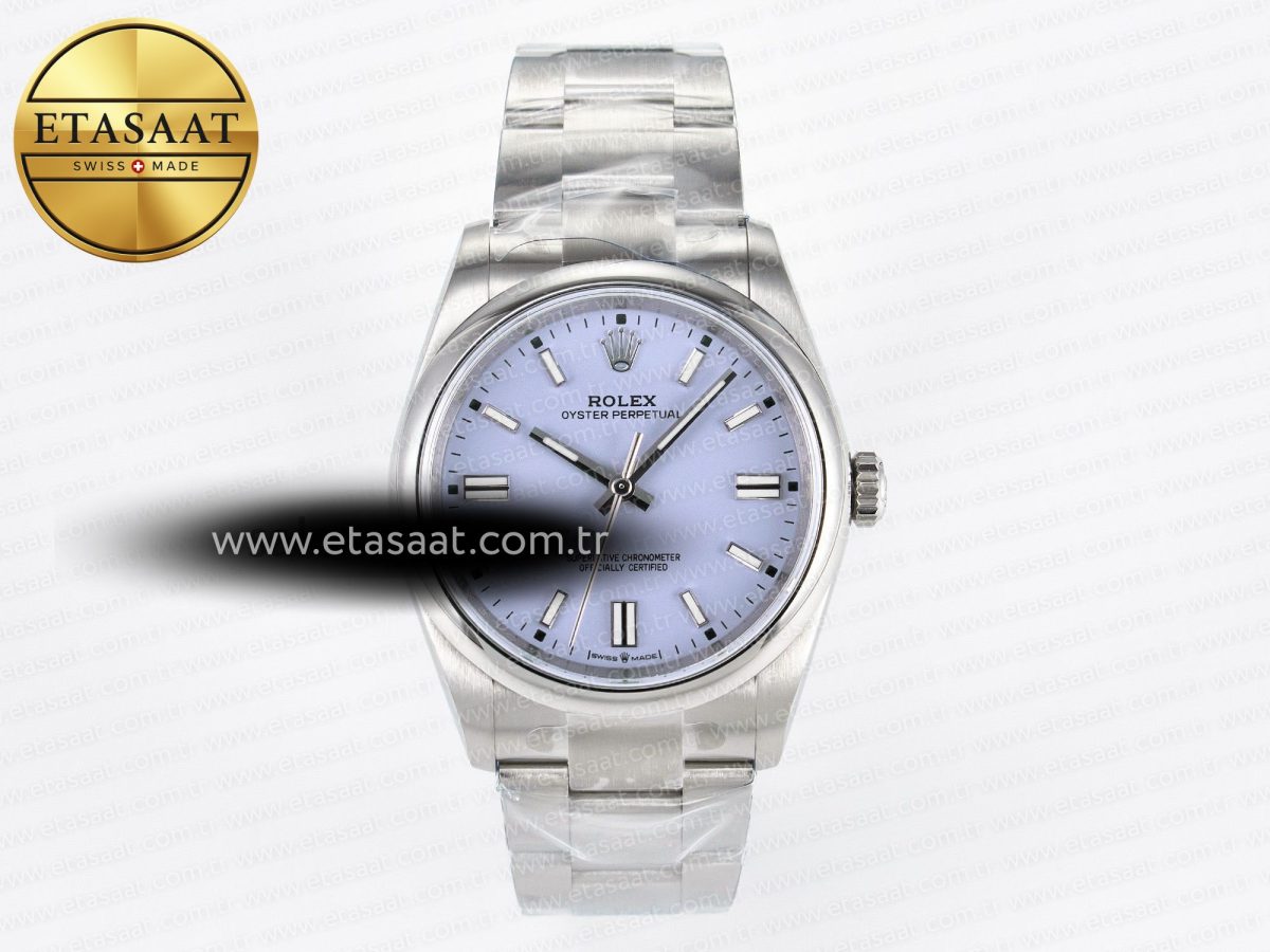 2025 Oyster Perpetual 126000 36mm KRF 1:1 Best Edition 904L Steel Purple Dial VR3230 - Görsel 3