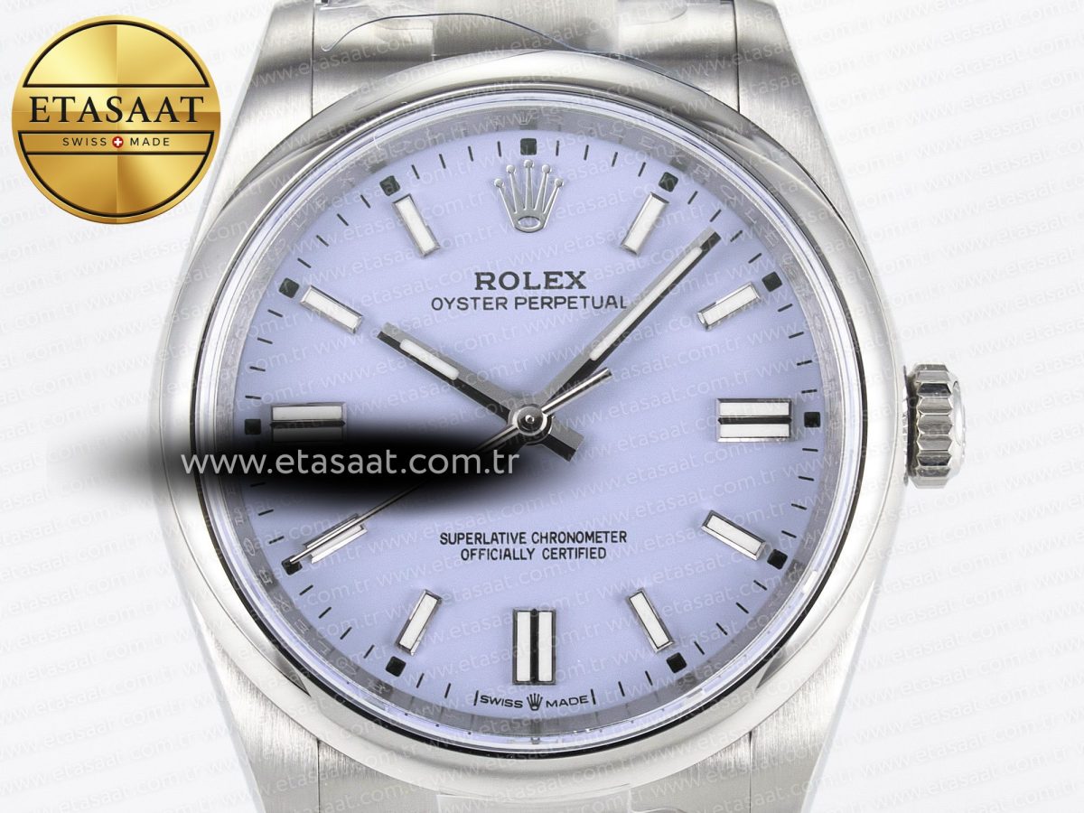2025 Oyster Perpetual 126000 36mm KRF 1:1 Best Edition 904L Steel Purple Dial VR3230 - Görsel 4
