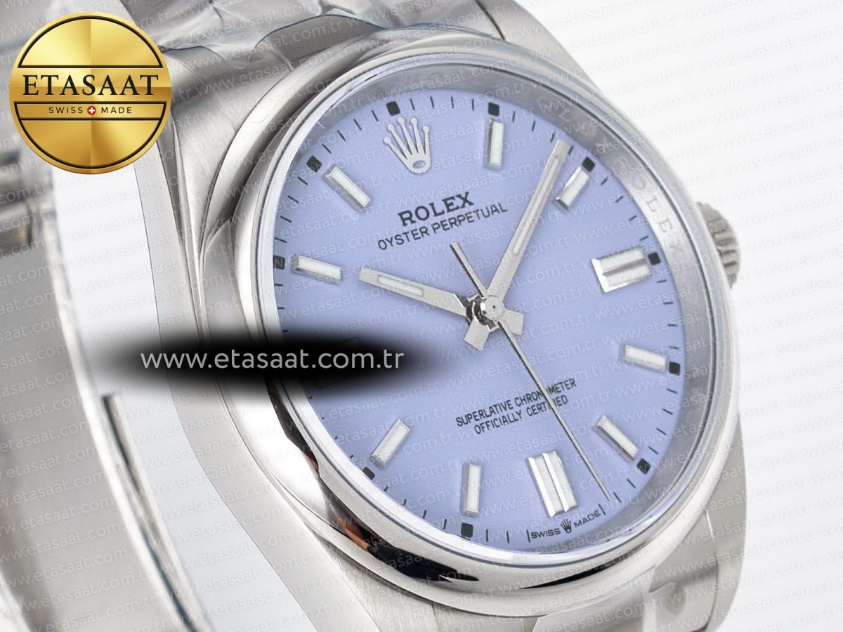 2025 Oyster Perpetual 126000 36mm KRF 1:1 Best Edition 904L Steel Purple Dial VR3230 - Görsel 5
