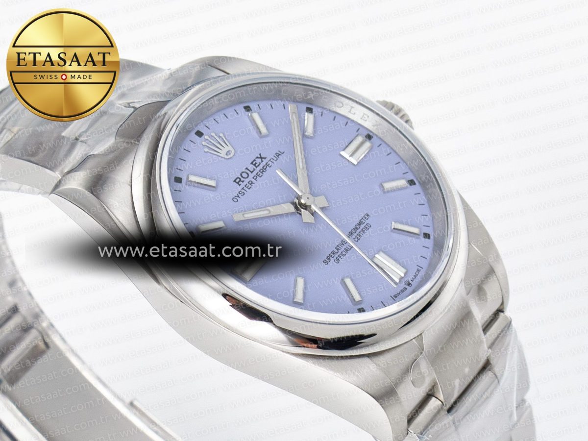 2025 Oyster Perpetual 126000 36mm KRF 1:1 Best Edition 904L Steel Purple Dial VR3230 - Görsel 6