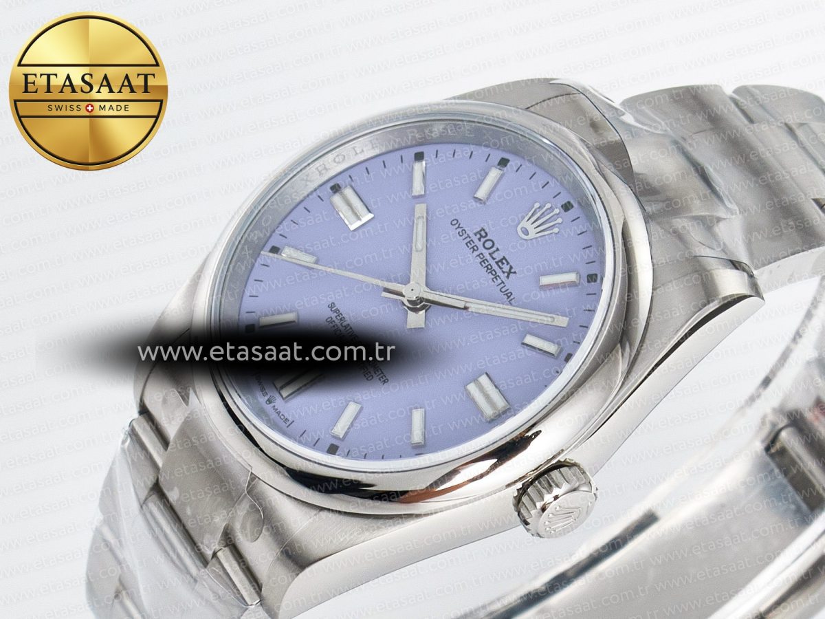 2025 Oyster Perpetual 126000 36mm KRF 1:1 Best Edition 904L Steel Purple Dial VR3230 - Görsel 7