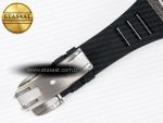 7RM055 Ti/NTPT UOKF 1:1 Best Edition White/Red Inner Bezel White Crown on Black Rubber Strap RMUL2 Super Clone - Görsel 19