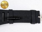 7RM055 Ti/NTPT UOKF 1:1 Best Edition White/Red Inner Bezel White Crown on Black Rubber Strap RMUL2 Super Clone - Görsel 21