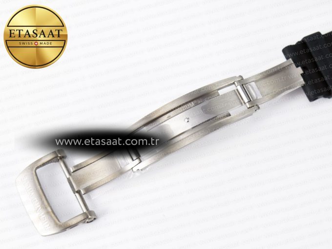 7RM055 Ti/NTPT UOKF 1:1 Best Edition White/Red Inner Bezel White Crown on Black Rubber Strap RMUL2 Super Clone - Görsel 22