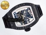 7RM055 Ti/NTPT UOKF 1:1 Best Edition White/Red Inner Bezel White Crown on Black Rubber Strap RMUL2 Super Clone - Görsel 8